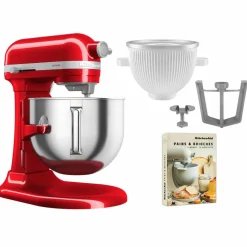 Artisan 5KSM70SHXE kjøkkenmaskin 6,6 liter + 5KSMICM Ice Cream Maker, dried rose