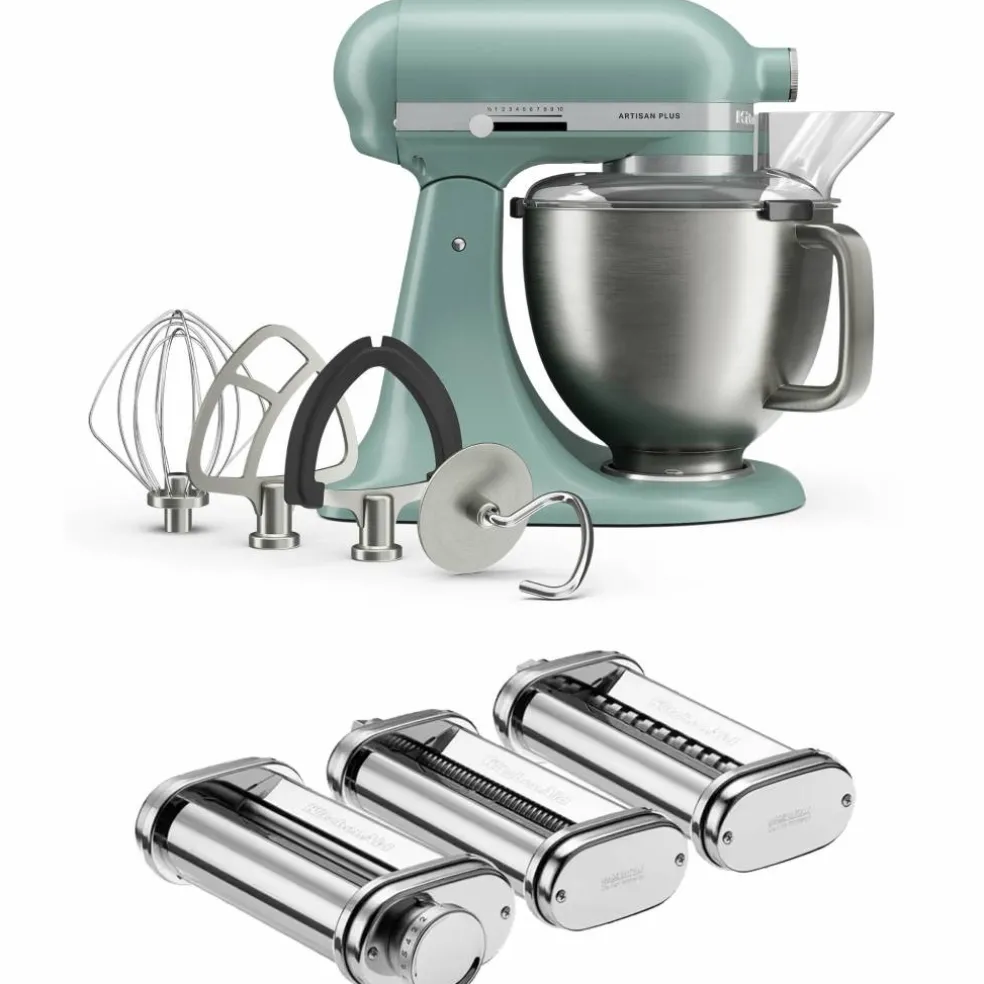 Artisan Plus kjøkkenmaskin 4,7 liter med pastasett, medallion silver