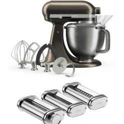 Artisan Plus kjøkkenmaskin 4,7 liter med pastasett, medallion silver