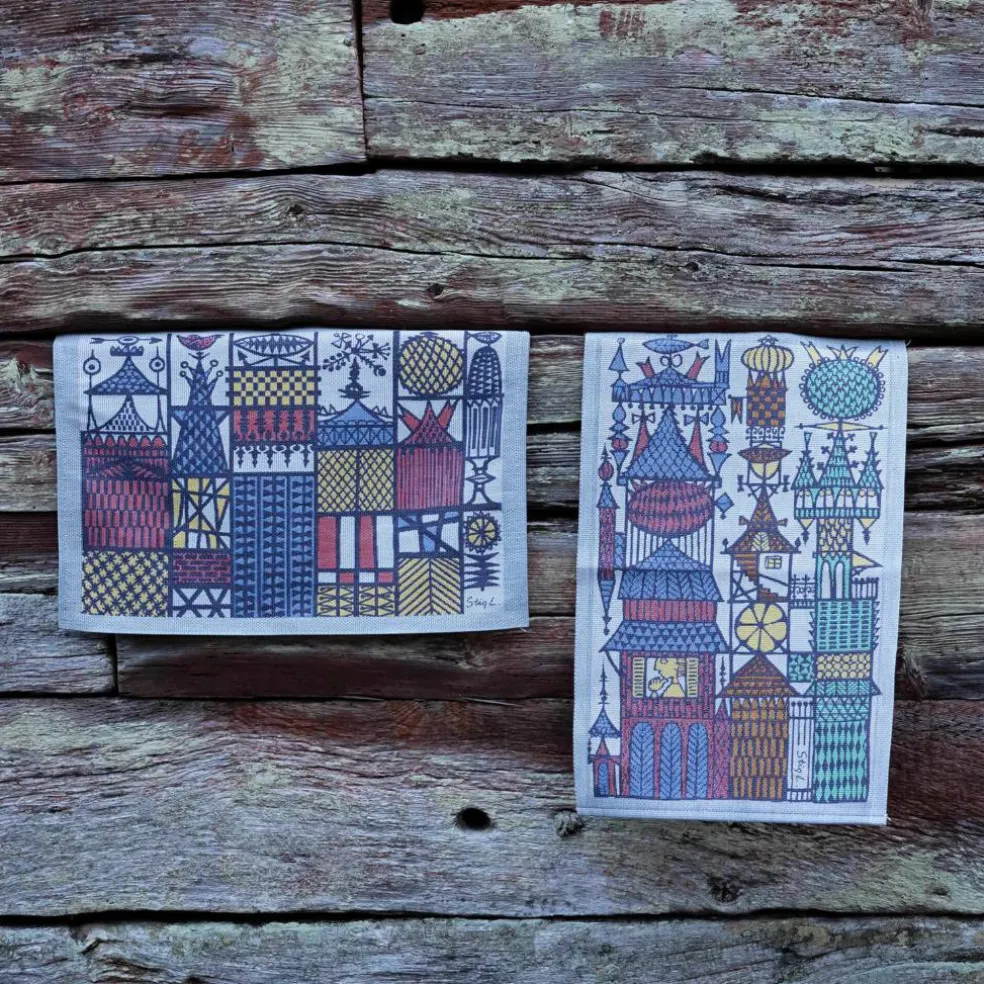 Artisjokk håndkle 35 × 50 cm