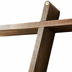 A-Shelf large, dark wood