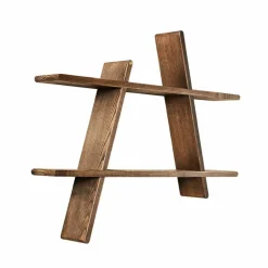 A-Shelf large, dark wood