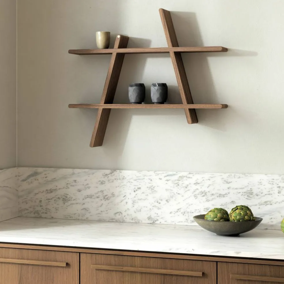 A-Shelf medium, dark wood