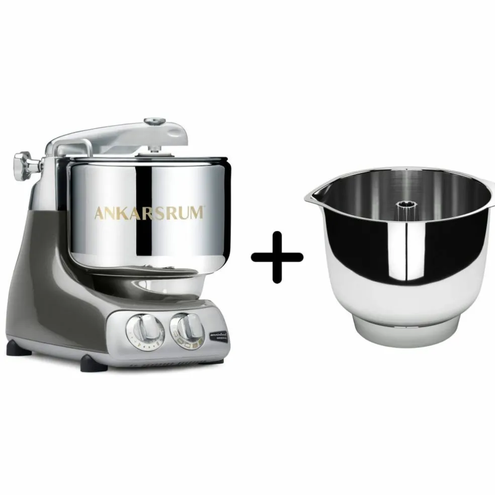 Assistent AKM 6230 Kjøkkenmaskin + Original vispebolle, light creme