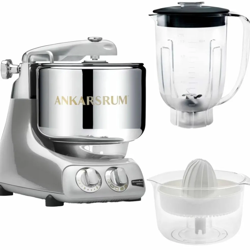 Assistent AKM6230 + mikserkanne og sitruspresse, glossy white