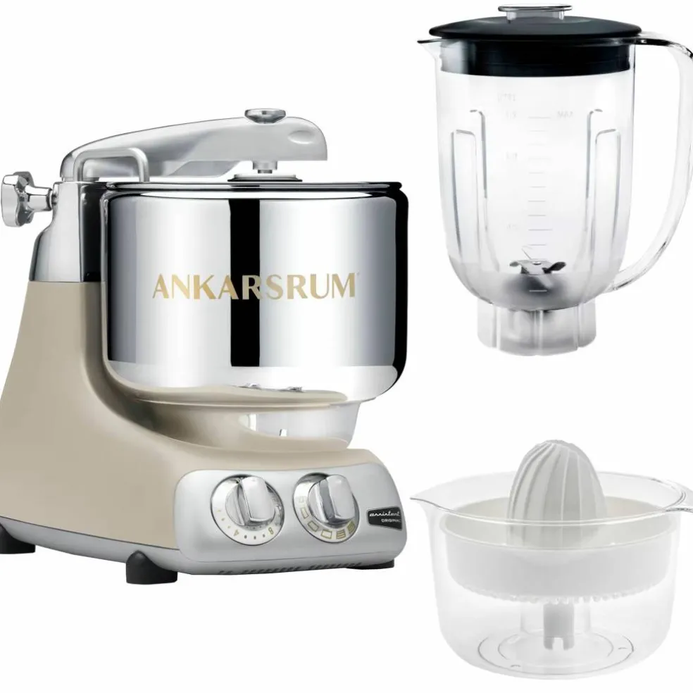 Assistent AKM6230 + mikserkanne og sitruspresse, glossy white