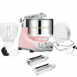 Assistent Original AKM 6230 kjøkkenmaskin og pastasett, coral crush