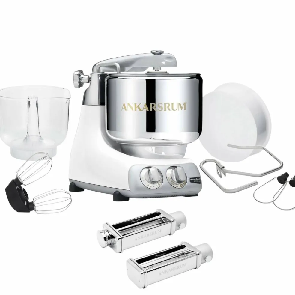 Assistent Original AKM 6230 kjøkkenmaskin og pastasett, black chrome