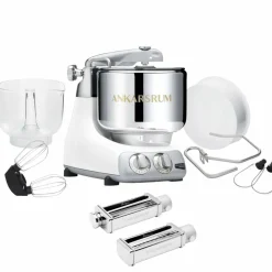 Assistent Original AKM 6230 kjøkkenmaskin og pastasett, mineral white
