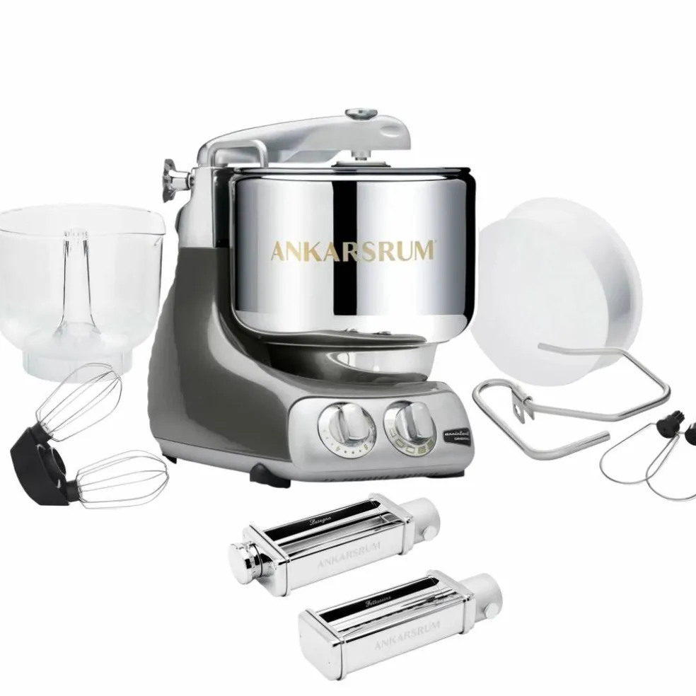 Assistent Original AKM 6230 kjøkkenmaskin og pastasett, mineral white