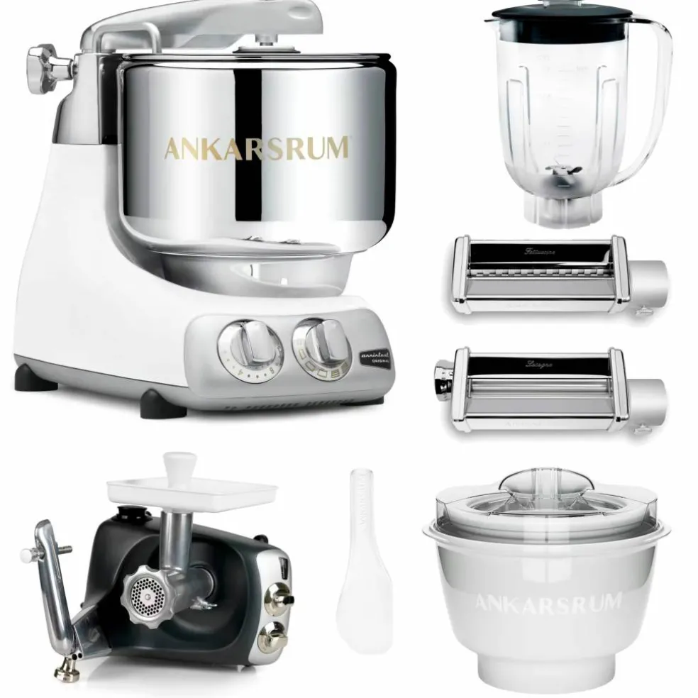 Assistent Original kjøkkenmaskin med middagspakke, light creme
