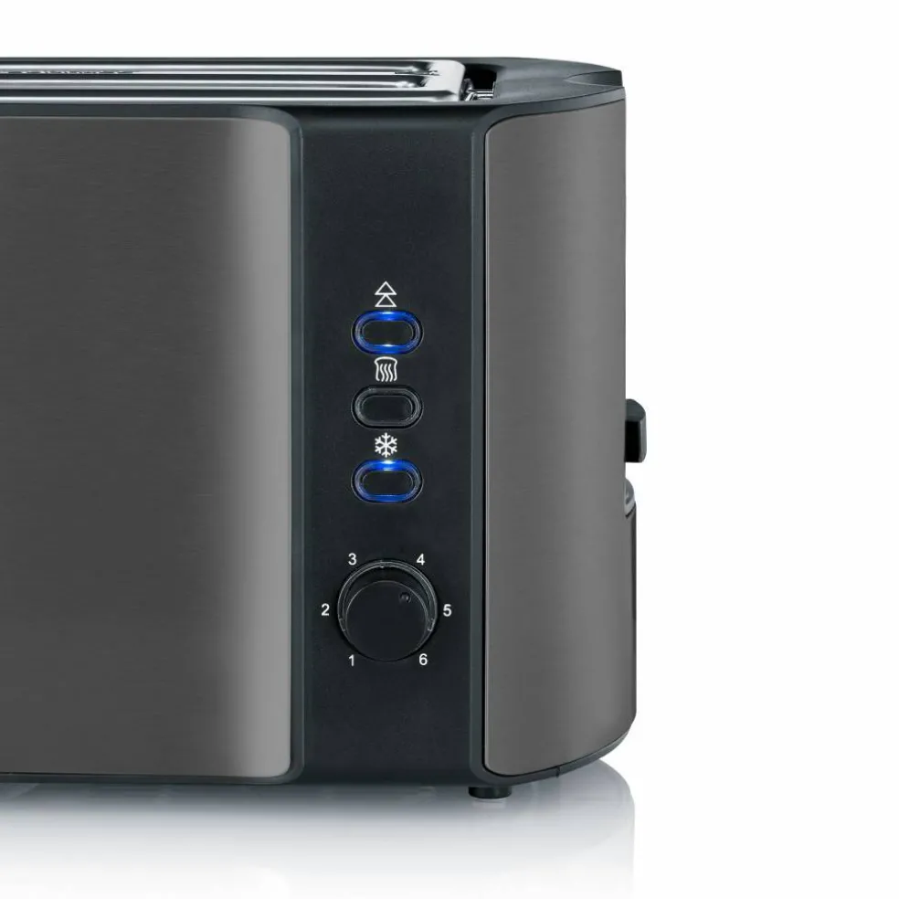 AT 9341 brødrister 4 skiver, dark inox