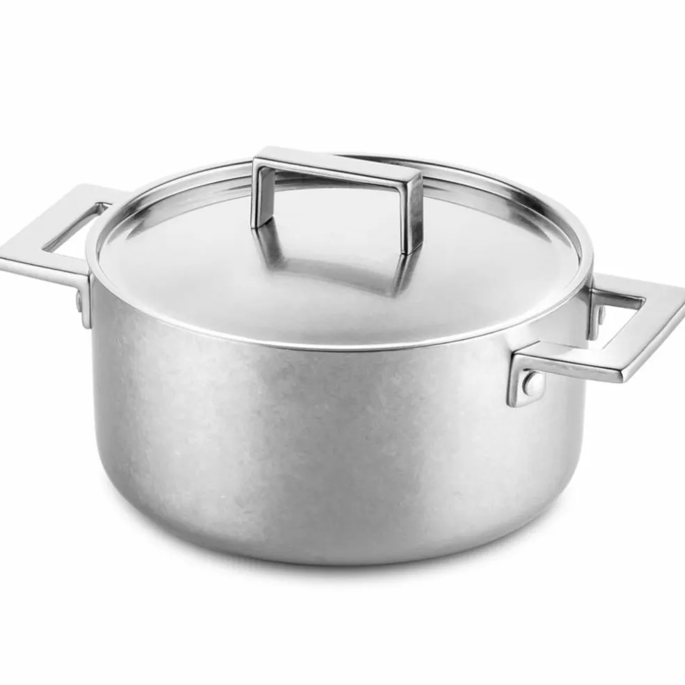 Attiva gryte med lokk 12 cm, rustfritt stål
