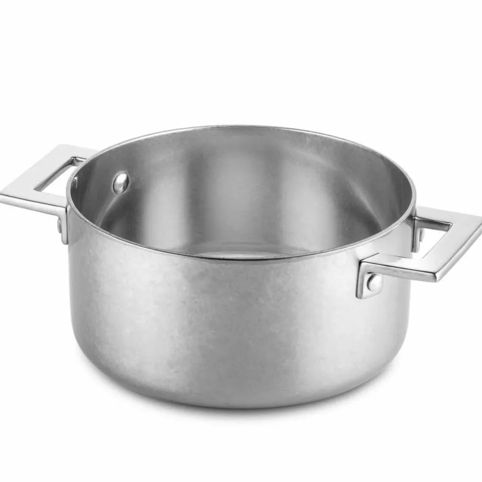 Attiva gryte med lokk 12 cm, rustfritt stål