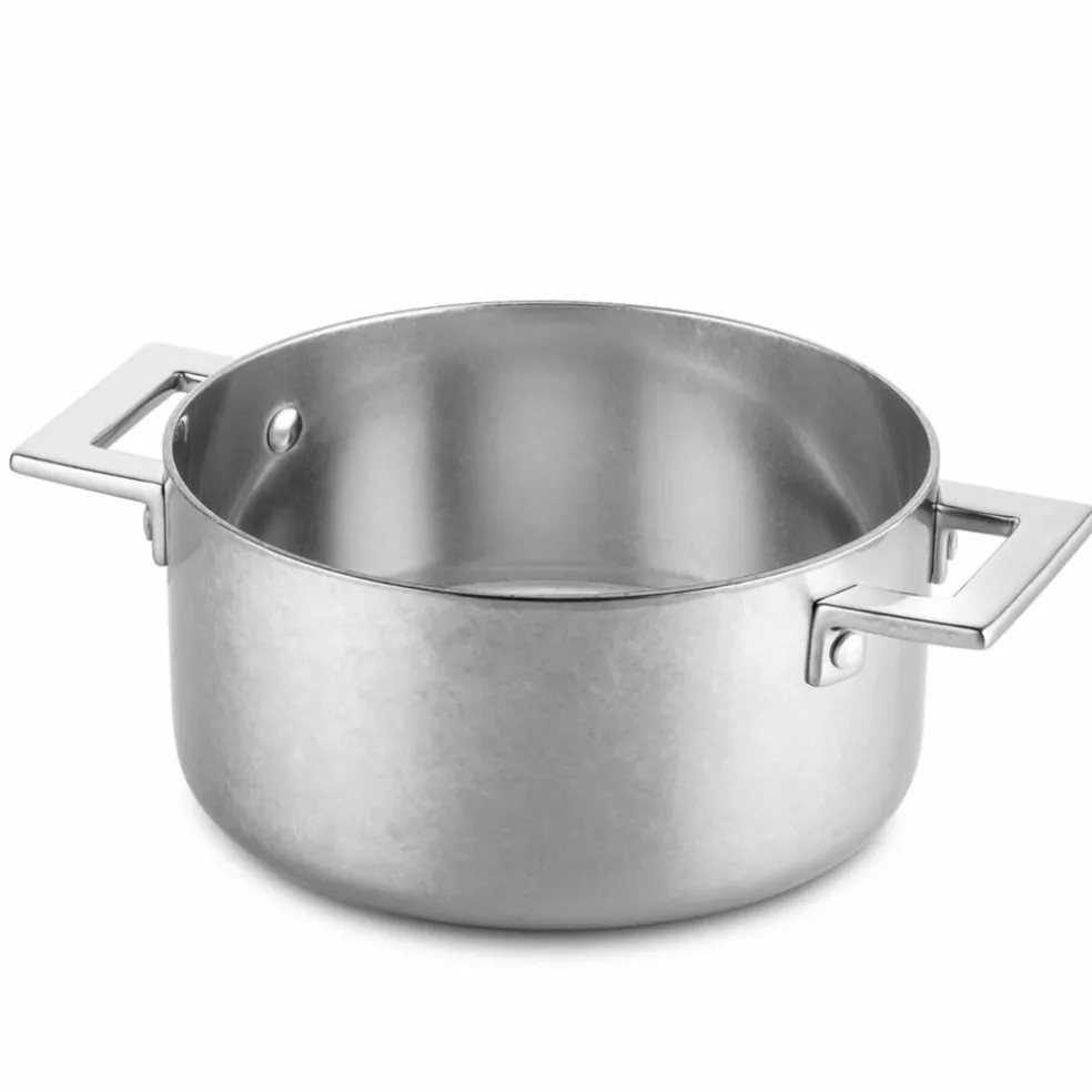 Attiva gryte med lokk 12 cm, rustfritt stål