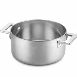 Attiva gryte med lokk 12 cm, rustfritt stål