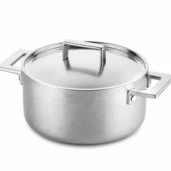 Attiva gryte med lokk 12 cm, rustfritt stål