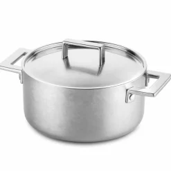 Attiva gryte med lokk 12 cm, rustfritt stål
