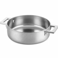 Attiva stekepanne med lokk og to håndtak 28 cm, rustfritt stål