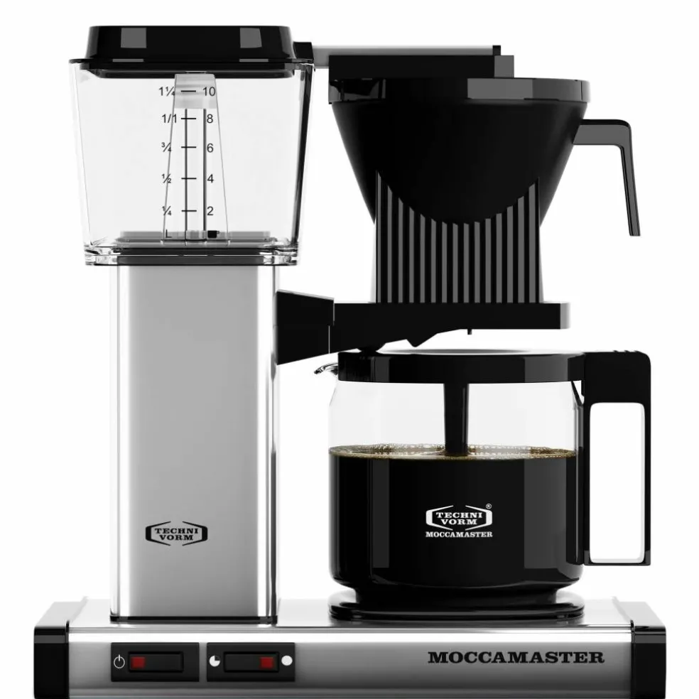 Automatic Kaffemaskin, Polished Silver