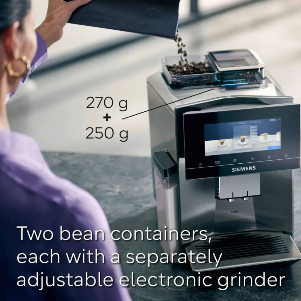Automatisk kaffemaskin EQ900, rustfritt stål