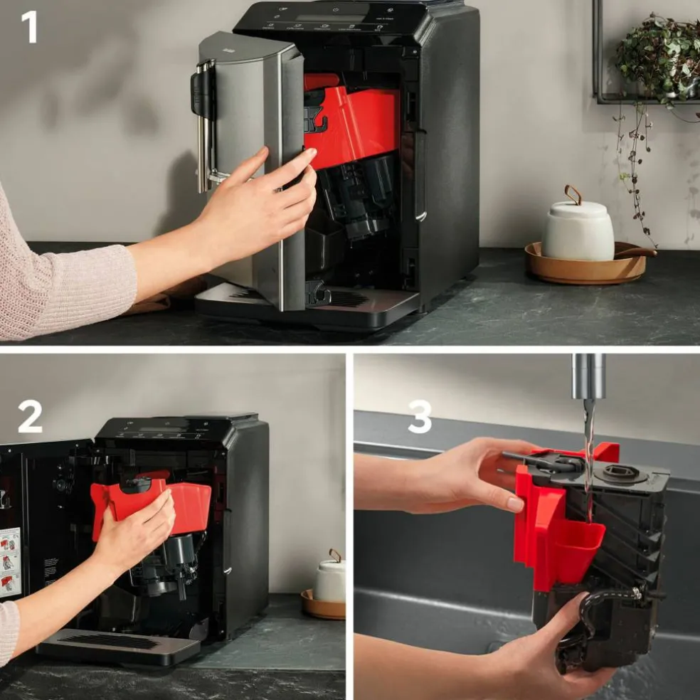 Automatisk kaffemaskin EQ300, rustfritt stål
