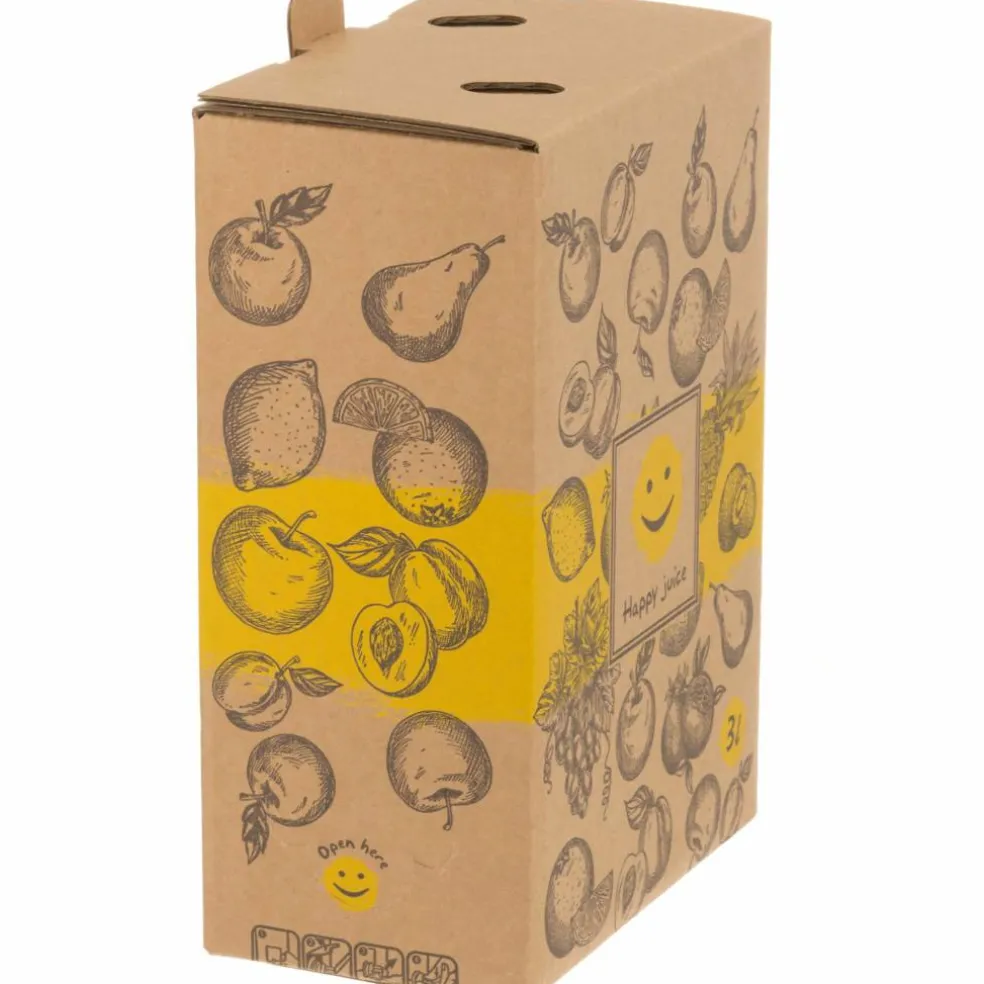 Bag In Box-pose med kran 3 liter 3-pakning