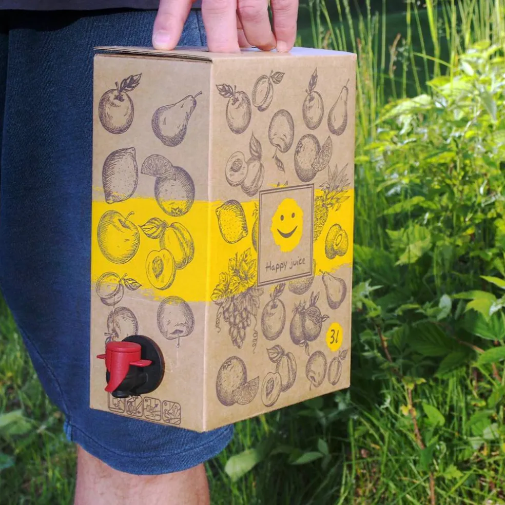 Bag In Box-pose med kran 3 liter 3-pakning