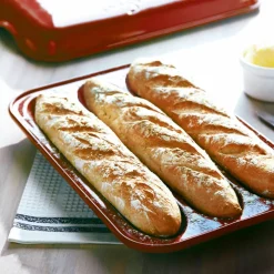 Baguetteform, rød