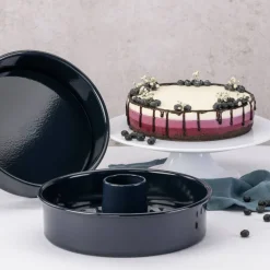 Bakeform med avtakbar bunn 28 cm, mørkeblå