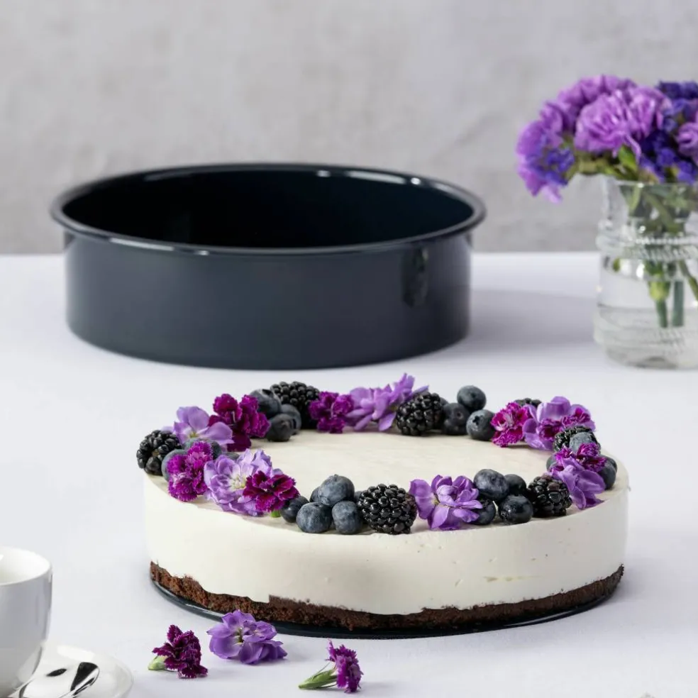 Bakeform med avtakbar bunn 28 cm, mørkeblå