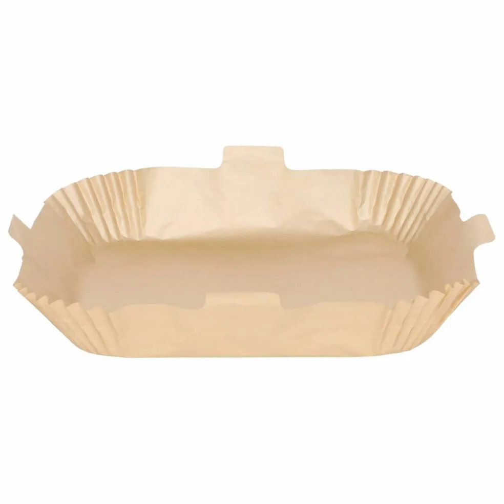 Bakepapir til airfryer 25x20 cm, 50 stk