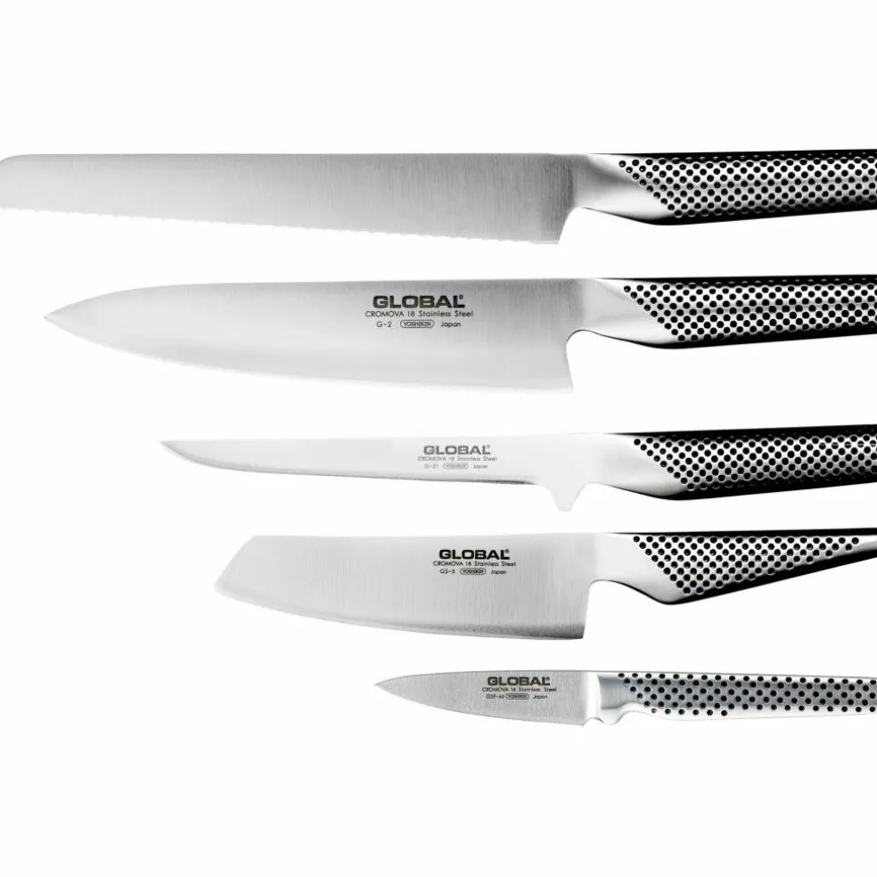 Bakerens valg, knivsett med 5 kniver