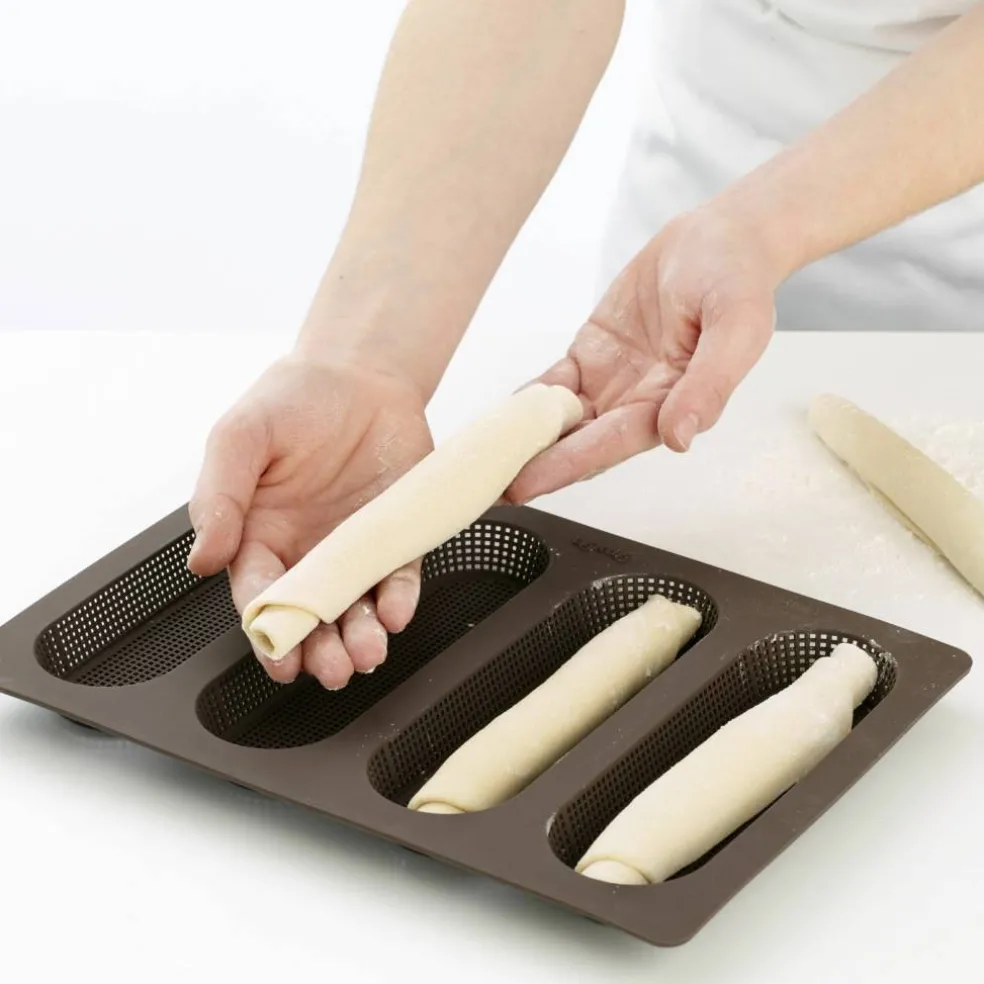 Bakform Mini Baguette med Hull