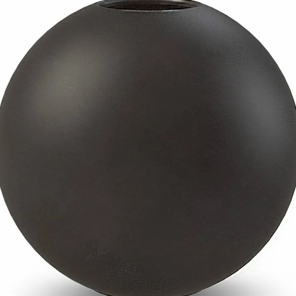 Ball vase, 10 cm, black