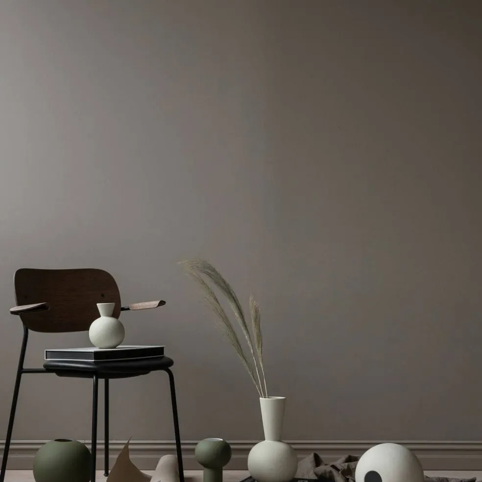 Ball vase, 10 cm, olive