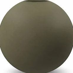 Ball vase, 10 cm, olive