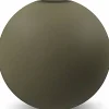 Ball vase, 20 cm, olive