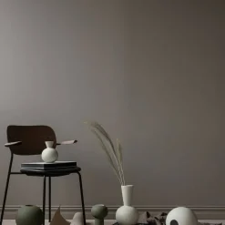 Ball vase, 20 cm, olive