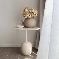 Ball vase, 20 cm, sand