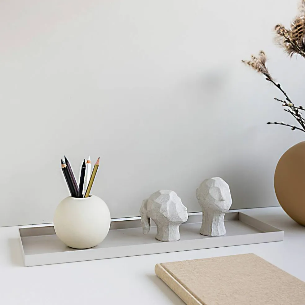 Ball vase, 20 cm, sand