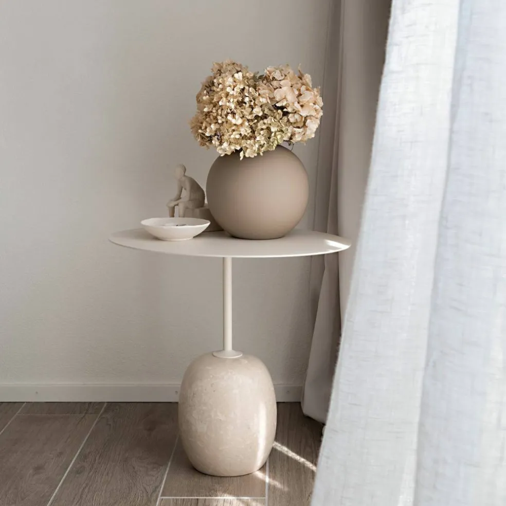 Ball vase, 10 cm, sand