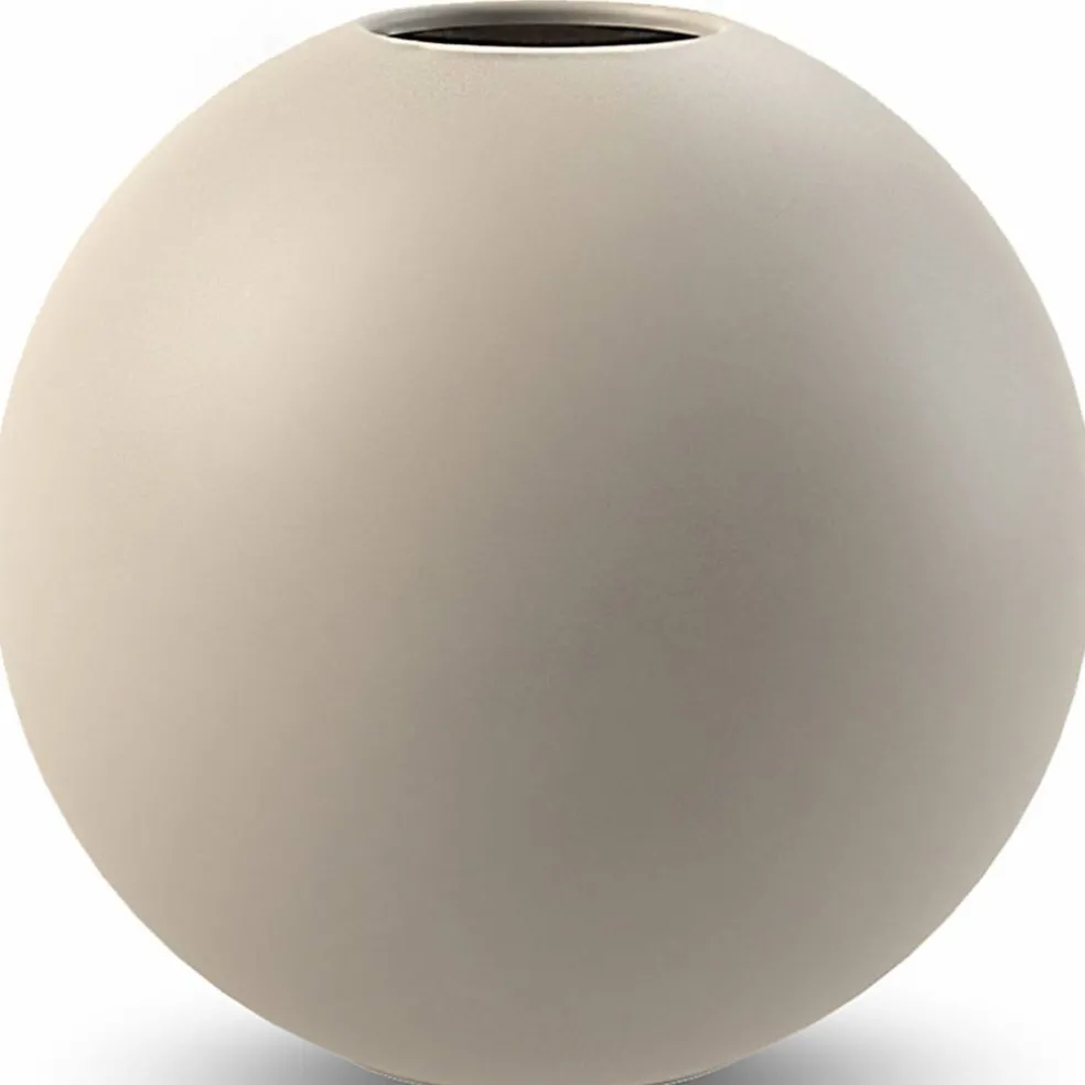 Ball vase, 10 cm, sand