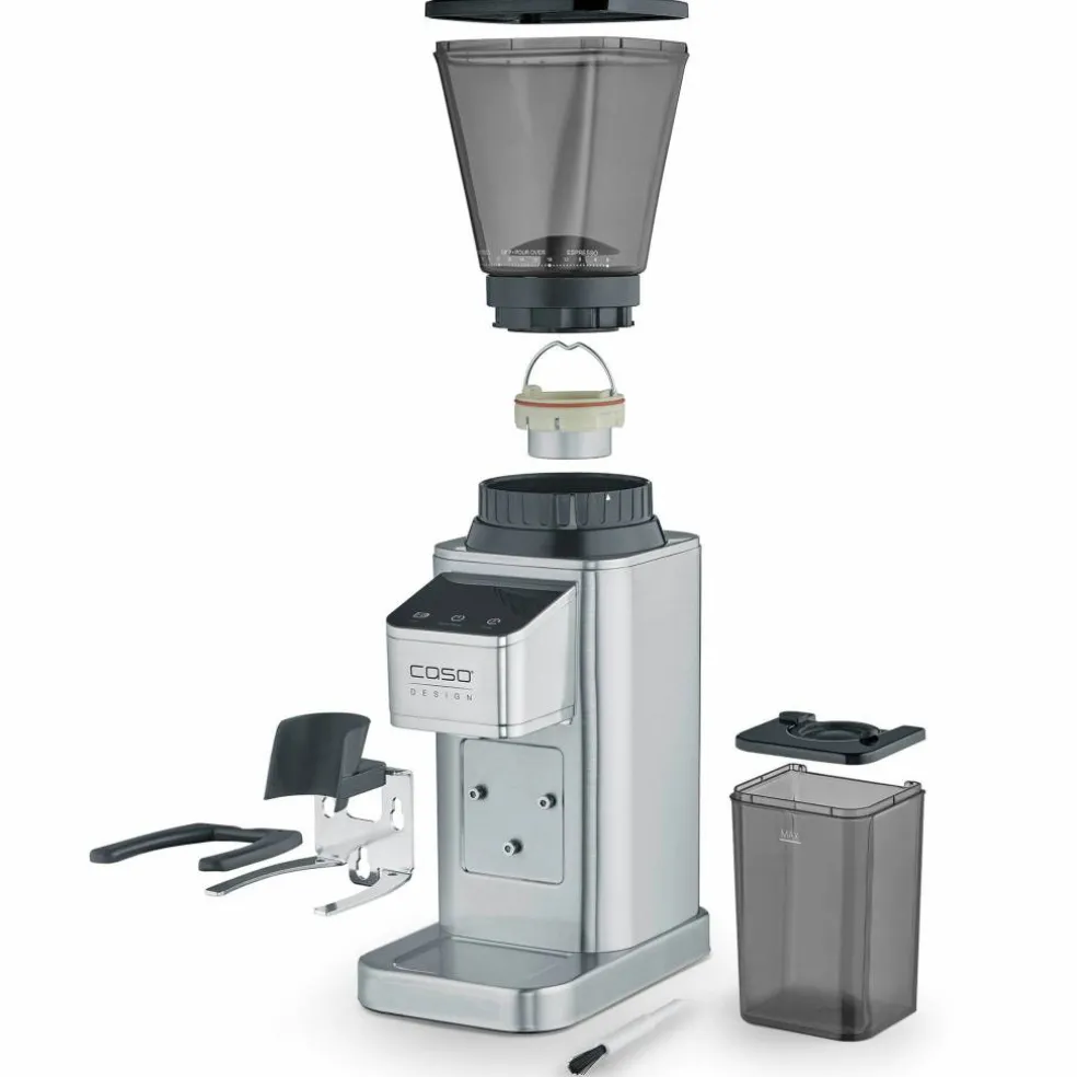 BaristaChef Inox kaffekvern, silver