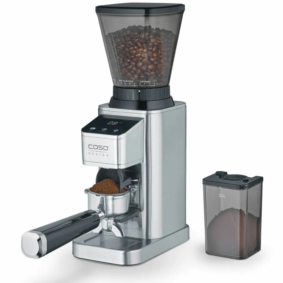 BaristaChef Inox kaffekvern, silver