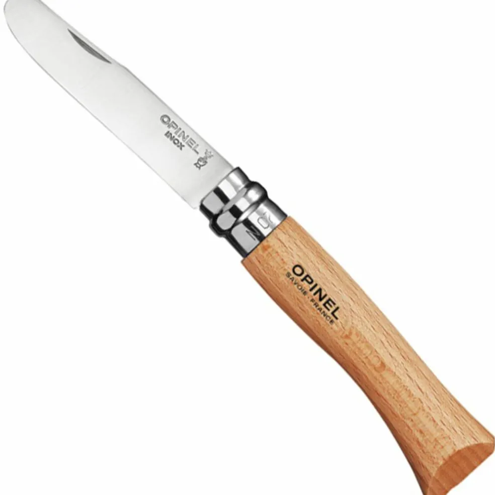 Barnefoldekniv No 7, 8 cm Bøk