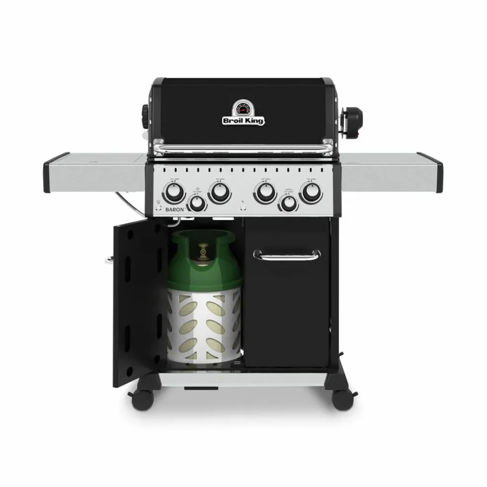 Baron 490 gassgrill, svart