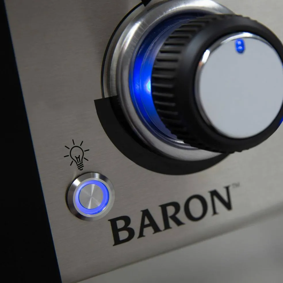 Baron 490 gassgrill, svart