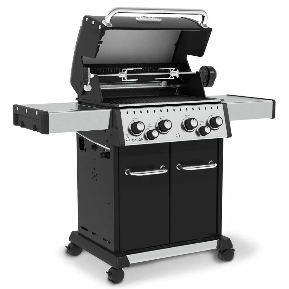Baron 490 gassgrill, svart