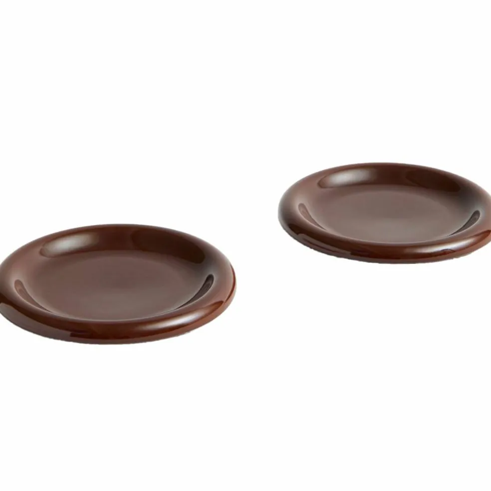 Barro asjett 18 cm 2-pakning, vinrød